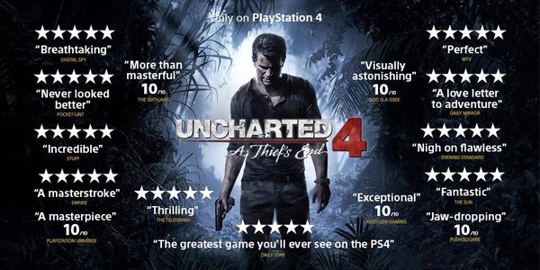 Primeiras avaliações a Uncharted são extremamente positivas 